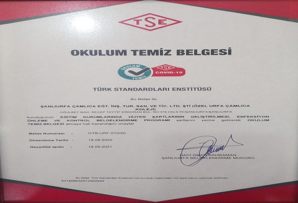 Şanlıurfa Çamlıca Koleji
