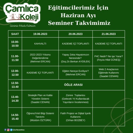 Şanlıurfa Çamlıca Koleji