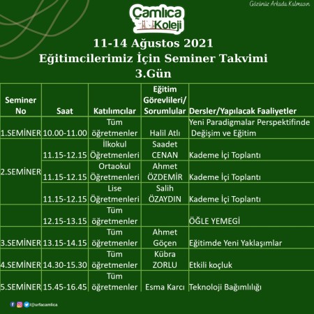 Şanlıurfa Çamlıca Koleji