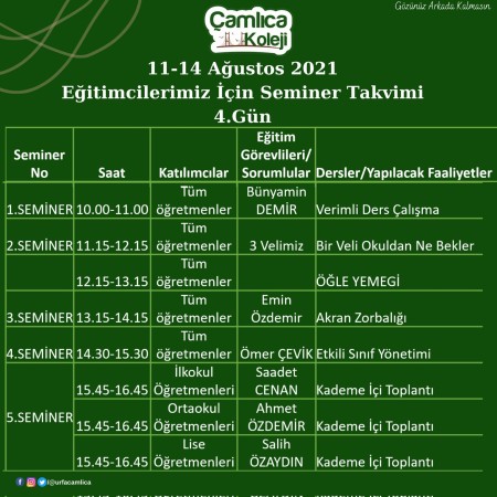 Şanlıurfa Çamlıca Koleji